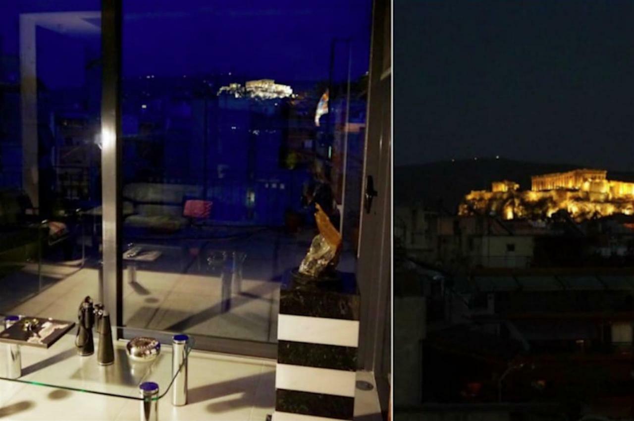 Apartmán Stylish Penthouse With Acropolis And 360 View Atény Exteriér fotografie